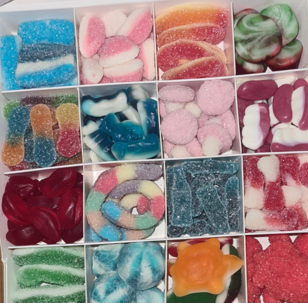 White sweet box